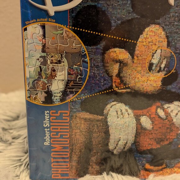 Disney Mickey Mouse 1000 Piece Photomosaic Jigsaw Puzzle by Robert Silvers New - Picture 4 of 8